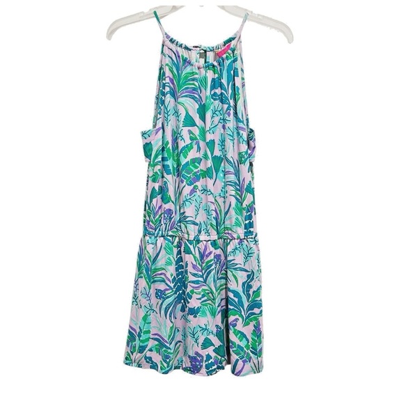 Lilly Pulitzer Gianni Skort Romper Purple Iris Women's Size XS Sleeveless Summer - Picture 1 of 5